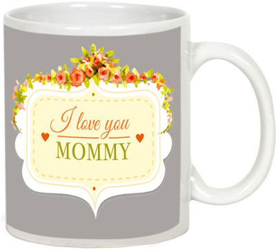 

AllUPrints I Have The Greatest Mommy White Ceramic Mug(325 ml), Multicolor