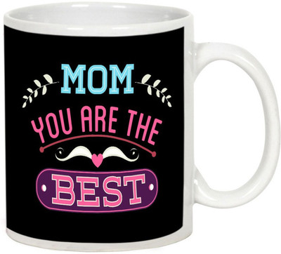 

AllUPrints Gift For Mother On Mother's Day White Ceramic Mug(325 ml), Multicolor