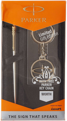 

Parker Jotter Stainless Steel GT Ball Pen and Key Chain Pen Gift Set