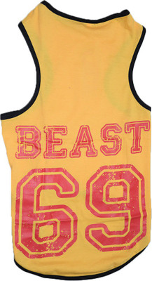 

Paw Zone T-shirt for Dog(RED, Yellow