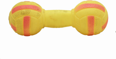 

SRI High Quality Natural Rubber Colorful Dumbbell Squeaky Fun Toy - Small Rubber Squeaky Toy For Dog & Cat