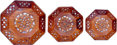 

Rocking Boys Wooden Serving Set Tray(Pack of 3)