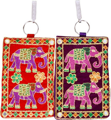 

Craft Trade Craft Trade Elephant Design Mobile Pouch (C) Mobile Pouch(Multicolor)