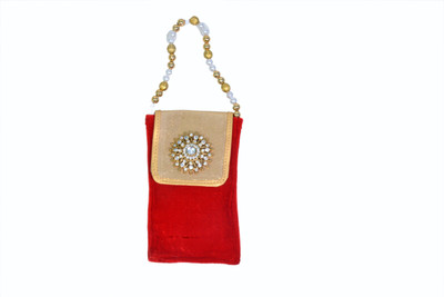 

Craft Trade Red Velvet Mobile Pouch Mobile Pouch(Red)
