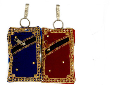 

Craft Trade Craft Trade Gota Work Mobile pouch (B) Mobile Pouch(Multicolor)