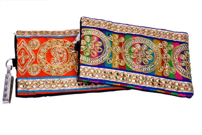 

Craft Trade Embroidery Design Mobile Pouch Mobile Pouch(Multicolor, Multicolor)