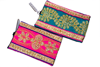 

Craft Trade Embroidery Mobile Pouch Mobile Pouch(Multicolor)