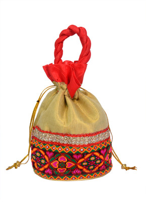 

Craft Trade Craft Trade Embroided Potli (A) Potli(Multicolor, Multicolor)