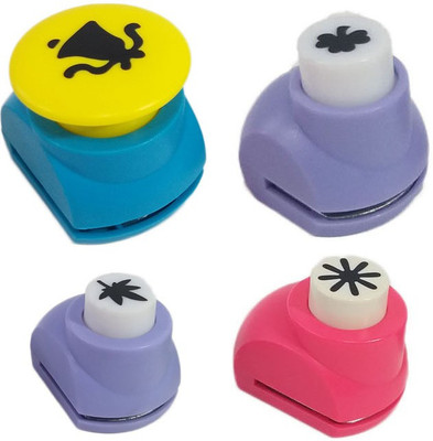 

zing Punches & Punching Machines(Set Of 4, Multicolor)