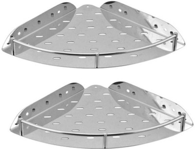 

Eminence Storage Corner[set of 2] Stainless Steel Wall Shelf(Number of Shelves - 2)