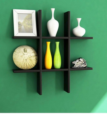 A.S Wood MDF Wall Shelf(Number of Shelves - 1)