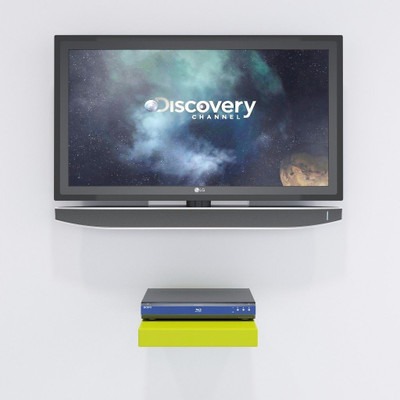 

Onlineshoppee Set top box MDF Wall Shelf(Number of Shelves - 1, Green)