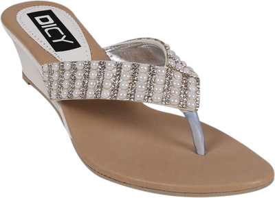 

Dicy Women White Wedges