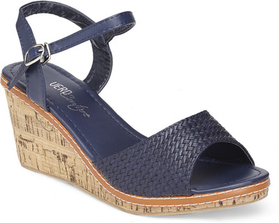 

Vero Couture Women Blue Wedges