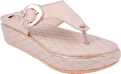 

DICY Women Beige Wedges