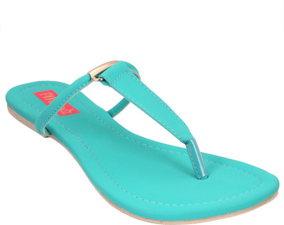 

Footrendz Women Turquoise Flats