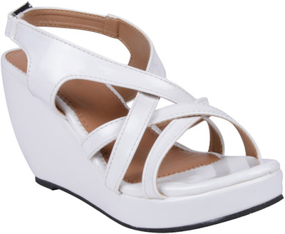 

Dicy Women White Wedges