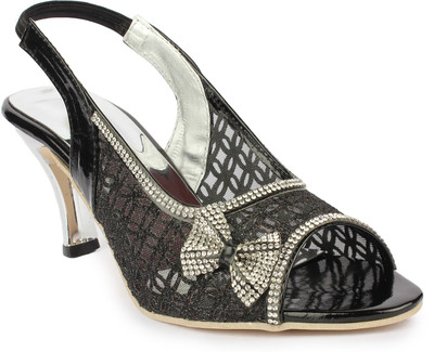 

Moonwalk Women Black Heels