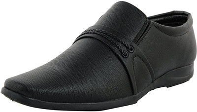 

LeatherKraft Slip On For Men(Black