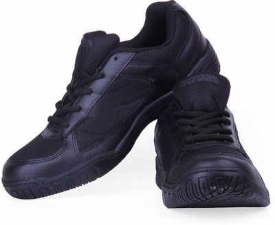 

Nivia Black School Shoes with lace Ups For Men(Black