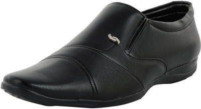 

LeatherKraft Slip On For Men(Black