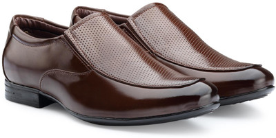 

Escaro Men's Formal Slip On For Men(Brown
