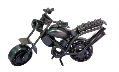 

Craft Trade Designer Metal Sports Bike Showpiece Decorative Showpiece - 7 cm(Cast Iron, Black)