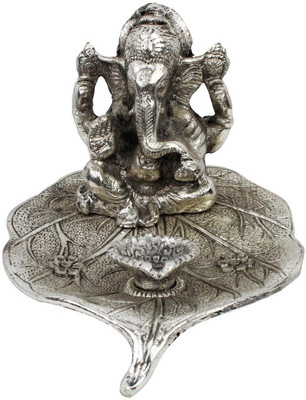 

Shilpbazaar Decorative Showpiece - 9 cm(Cast Iron, Silver)