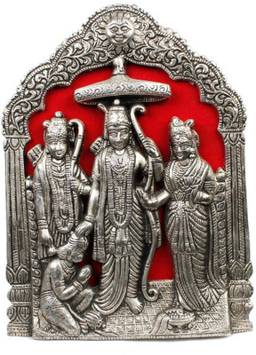 

Shilpbazaar Decorative Showpiece - 25 cm(Cast Iron, Silver)