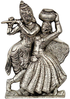 

Shilpbazaar Decorative Showpiece - 10 cm(Cast Iron, Silver)