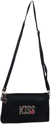 41 Off On Dcs Women Black Leatherette Sling Bag On Flipkart