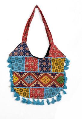 

Craft Trade Girls Casual Multicolor Cotton Sling Bag