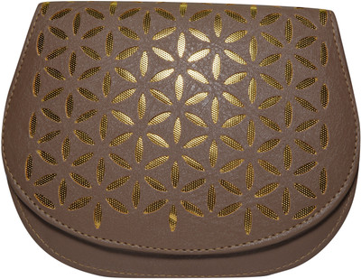 

RIZTA Women Casual Beige Leatherette Sling Bag