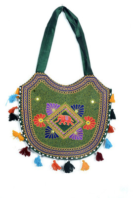 

Craft Trade Girls Casual Multicolor Cotton Sling Bag
