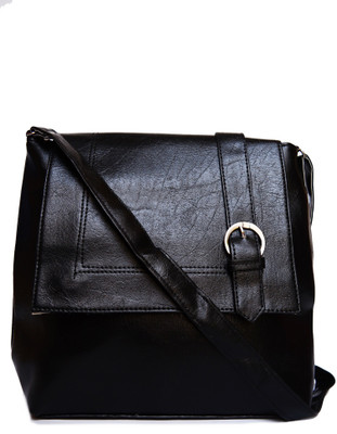 

hbos Girls Formal Black PU Sling Bag
