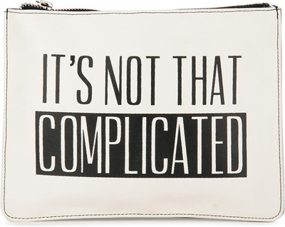

People Women Casual Black, White PU Sling Bag