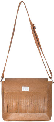 

HAVEALOOK Girls Formal Tan Flex Sling Bag