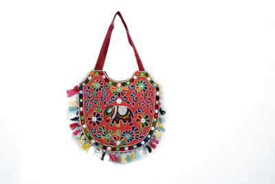 

Craft Trade Girls Casual Multicolor Cotton Sling Bag