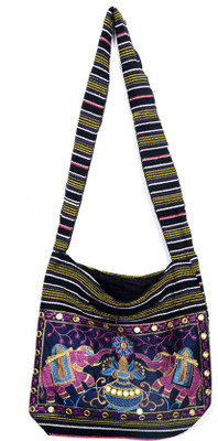 

Craft Trade Girls Casual Multicolor Cotton Sling Bag