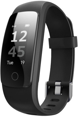 

fbandz ID107PlusHR Fitness Smart Band(Black Strap, Size