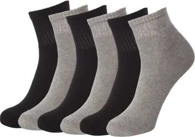 Tahiro Men & Women Solid Ankle Length, Mid-Calf/Crew(Pack of 6)