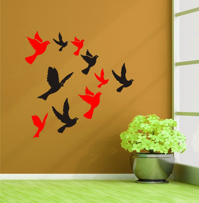

Wall Guru  Home Décor wall Sticker Sticker(Pack of 1, Black