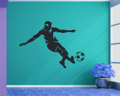 Wall Guru  Home Décor wall Sticker Sticker(Pack of 1, Black