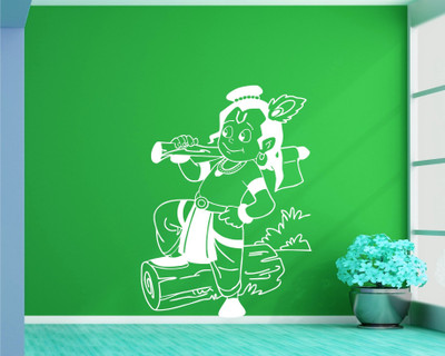 Wall Guru Home Decor Wall Sticker Sticker Pack Of 1 White