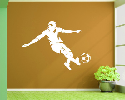 

Wall Guru  Home Décor wall Sticker Sticker(Pack of 1, White