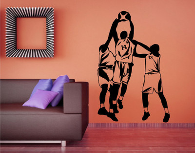 

Wall Guru  Home Décor wall Sticker Sticker(Pack of 1, Black