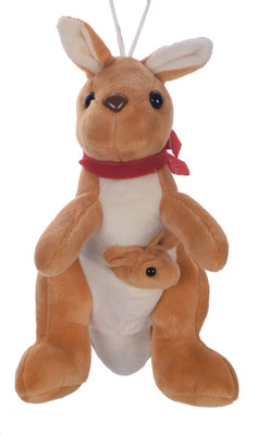 

Aarushi Soft toy brown kangaroo - 19 cm(Brown)