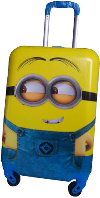 

kidoz kingdom MINION TROLLY BAG  INCH Cabin Luggage -  inch(Blue, Yellow