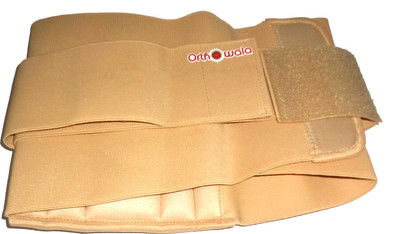 

Orthowala LS Support Belt Back Support Pain Reliever Enhance Back Posture Back & Abdomen Support (S, Beige)