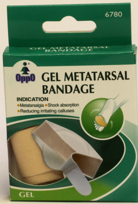 OPPO Gel Metatarsal Bandage Foot Support, Beige
